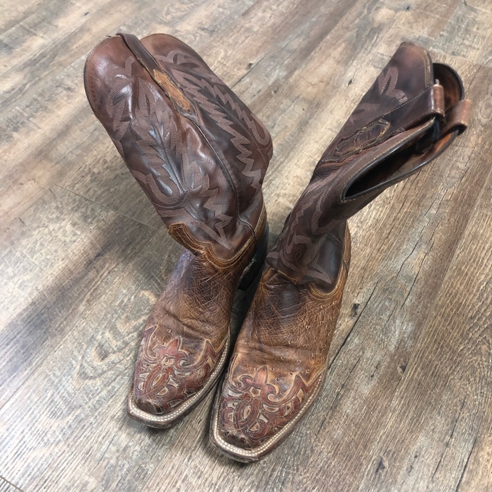 Men’s 9.5 Lucchese 1883 9.5 tooled boot